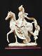 Giuseppe Armani Lady On A Horse All White Vintage 1985 Florence Italy