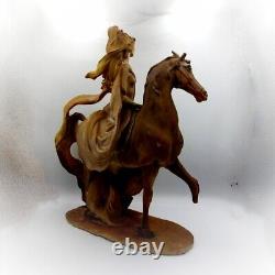 Giuseppe Armani Lady Riding Horse Porcelain Figurine 695F