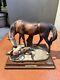 Giuseppe Armani Mare And Foal 169 Retired Horse Statue Figurine Artist Signed