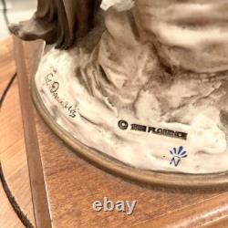 Giuseppe Armani Two Lovers On A Horse Porcelain Figurine, Marked Crowned N