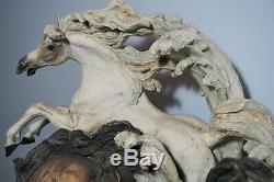 Giuseppe Armani WILD HEARTS Figurine LE # 81 of 3000 Horses Art Decor