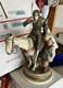 Giuseppe Cappe Figurine Armored Knight Riding Horse Glazed Porcelain Sculpture