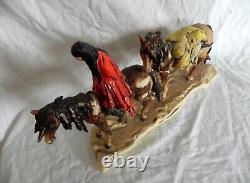 Goebel 1987 De Grazia ALONE Porcelain Figurine Native American Horses