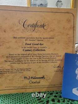 Goebel Hummel Fond Goodbye 660 Figurine Mint in Box with COA