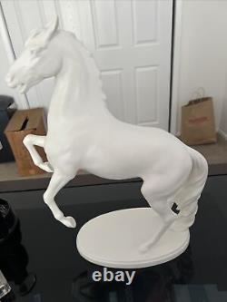 Goebel white porcelain horse figurines