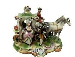 Grafenthal German Porcelain Figures with Horse and Carriage NR 11867