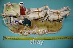 Grafenthal Volkstedt Goebel German porcelain Horse Carriage figurine no faults