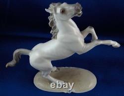 Great Nymphenburg Porcelain Horse Figure Figurine Porzellan Pferd Figur Stallion