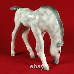 Grey Horse in Apples Figurine, Lomonosov Porcelain, Russia / USSR, LFZ, IFZ