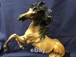 Guiseppe Armani Rearing Horse Porcelain Statue, 1992, LTD ED Signed. $5K VALUE