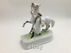 HEREND Hungary Porcelain Horse and Trainer Figurine #5588