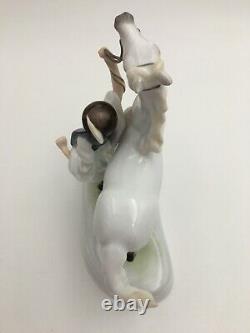 HEREND Hungary Porcelain Horse and Trainer Figurine #5588