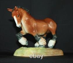 HN2623 Royal Doulton Horse figure. Punch Peon Chestnut Shire. William Chance