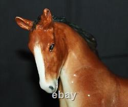 HN2623 Royal Doulton Horse figure. Punch Peon Chestnut Shire. William Chance