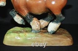 HN2623 Royal Doulton Horse figure. Punch Peon Chestnut Shire. William Chance