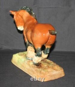 HN2623 Royal Doulton Horse figure. Punch Peon Chestnut Shire. William Chance