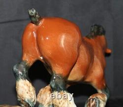 HN2623 Royal Doulton Horse figure. Punch Peon Chestnut Shire. William Chance