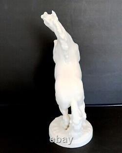 HUTSCHENREUTHER 12.5 Rearing Horse Figurine with Original Sticker 0248 001 8193