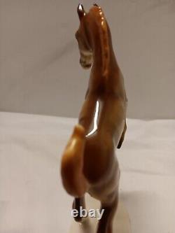 HUTSCHENREUTHER 1950's Germany Porcelain Statue Figurine Horse Colt Foal 6,5