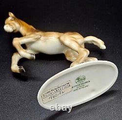 HUTSCHENREUTHER Porcelain Figurine Horse Colt Foal Germany 6.5