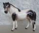 Hagen-renaker 3.5 Black Pinto Pony Mare Horse Figurine M