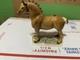 Hagen Renaker Cinco Draft Horse #244 On Base Palamino Belgian Vtg E3