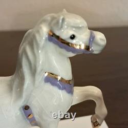Hagen Renaker Circus Pony, Head Up, Purple Harness, Hard-to-Find