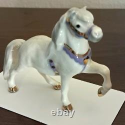 Hagen Renaker Circus Pony, Head Up, Purple Harness, Hard-to-Find