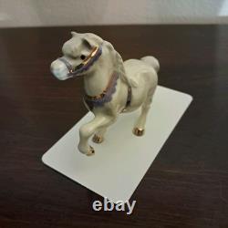 Hagen Renaker Circus Pony, Head Up, Purple Harness, Hard-to-Find