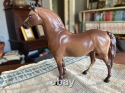 Hagen Renaker DW Morgan Stallion Lippet Brown Horse Figurine with Repairs AS IS