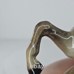 Hagen Renaker DW Morgan Stallion Thunder Figurine Brown Glossy Repaired