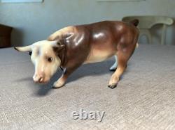 Hagen Renaker Designers Workshop Hereford Steer B-690 (Pairs with Cutting Horse)