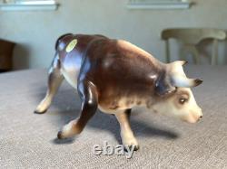 Hagen Renaker Designers Workshop Hereford Steer B-690 (Pairs with Cutting Horse)