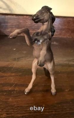 Hagen Renaker Horse Mini Rearing Stallion in Glossy Bay Monrovia A-234 Sticker