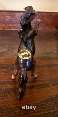 Hagen Renaker Horse Mini Rearing Stallion in Glossy Bay Monrovia A-234 Sticker