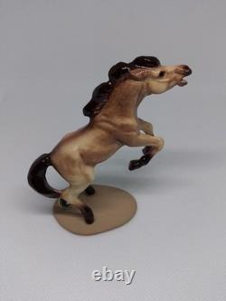 Hagen-Renaker Miniature Porcelain Rearing Mustang Special Run 1 Of 200 WithSticker