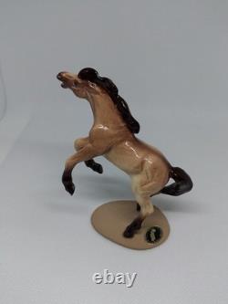 Hagen-Renaker Miniature Porcelain Rearing Mustang Special Run 1 Of 200 WithSticker