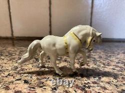 Hagen Renaker Miniatures Head Down Circus Pony With Yellow Harness