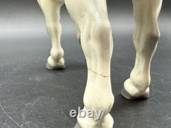 Hagen Renaker Percheron Draft Crusader Ceramic Horse 8 Figure READ REPAIRED