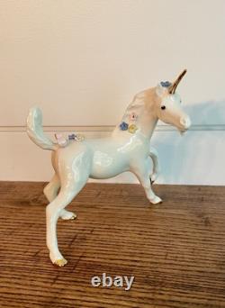Hagen Renaker-RARE Vintage HR 4 3/4 Ceramic DW Unicorn-Maureen Love