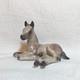 Hagen Renaker Rose Grey Arabian Lying Foal Figurine Monrovia Maureen Love