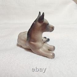 Hagen Renaker Rose Grey Arabian Lying Foal Figurine Monrovia Maureen Love
