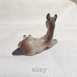 Hagen Renaker Rose Grey Arabian Lying Foal Figurine Monrovia Maureen Love