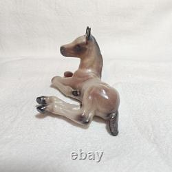 Hagen Renaker Rose Grey Arabian Lying Foal Figurine Monrovia Maureen Love