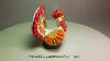 Handmade Dymkovo Toy Turkey Cock Russian Folk Art Porcelain Hand Painted Figurine Bird