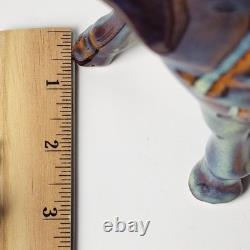 Handmade Pottery Horse Figurine Reactive Drip Glaze Ceramic Tang Style Sculpture