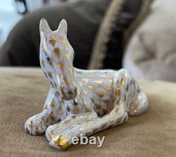 Herend Guild Porcelain Charter Member Horse Foal 1998 Gold Fishnet