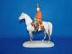 Herend Hungarian Warrior Cavalryman (huszár) On Horse Figurine Porcelain