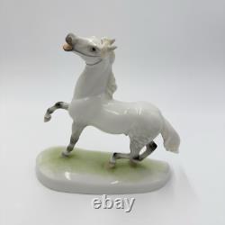 Herend Hungary Porcelain Figurine Stallion 7in Horse Lipizzaner C 1939