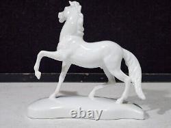 Herend Hungary White Porcelain Blanc De Chine Standing Horse Figurine #5287